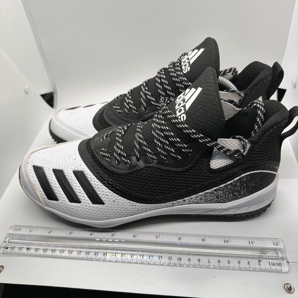 Adidas Icon V  Mens‎ Size 12 Black White Athletic Casual Training Shoes Sneakers - Picture 7 of 11